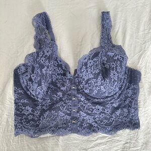Victoria's Secret Purple Lace Balconette Bra